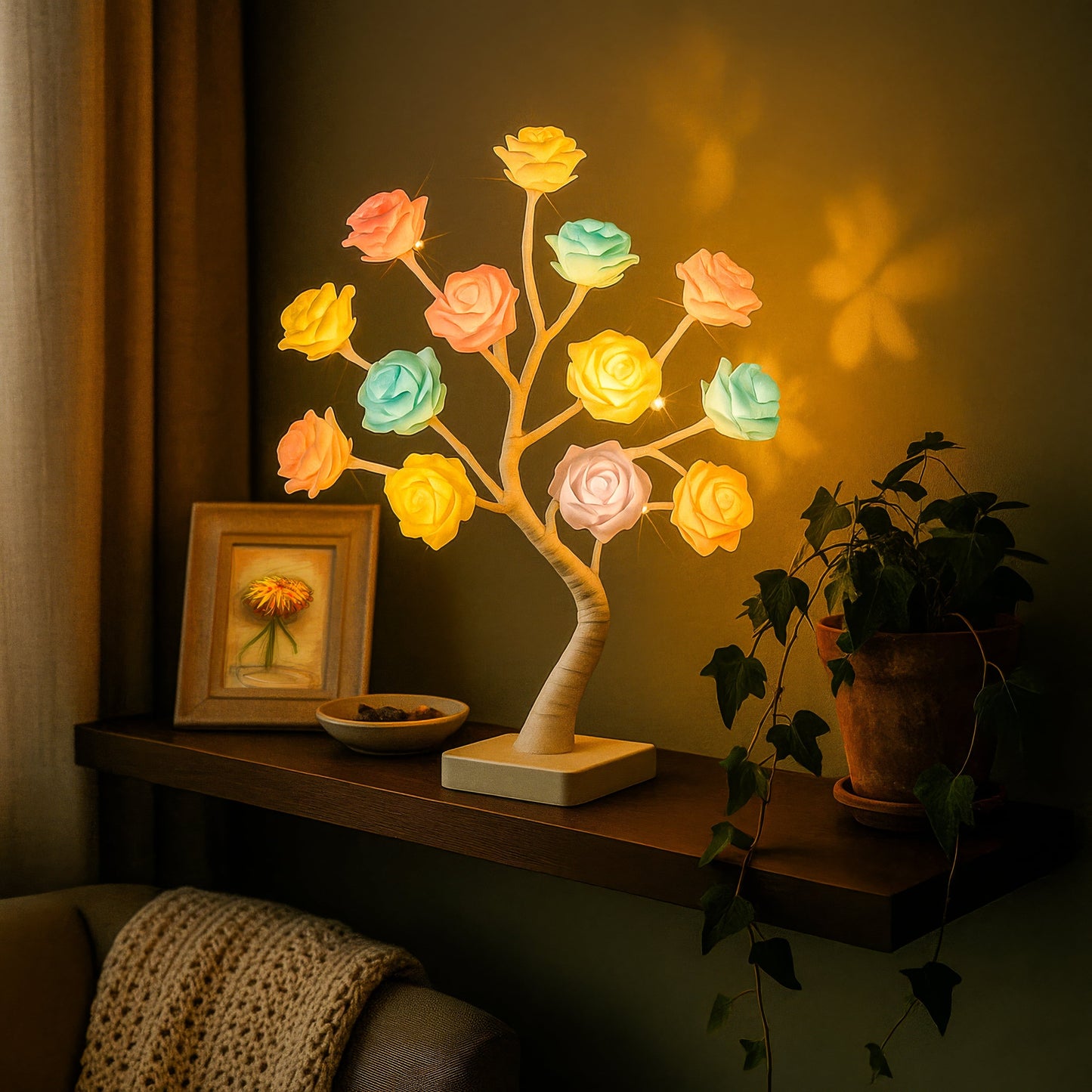 DreamPetal Tree – Wunderschöne Blumenlampe Für Traumhafte Stimmung 4