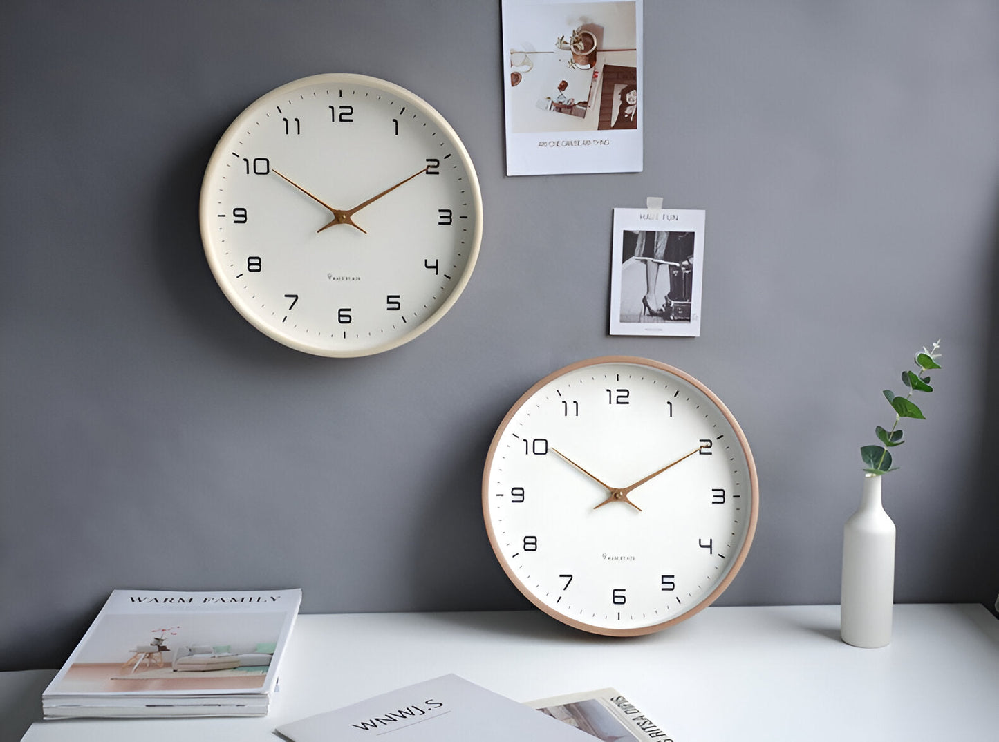 Elegante Holz Wanduhr 30 cm – Stilvolles Design für Jeden Raum 4