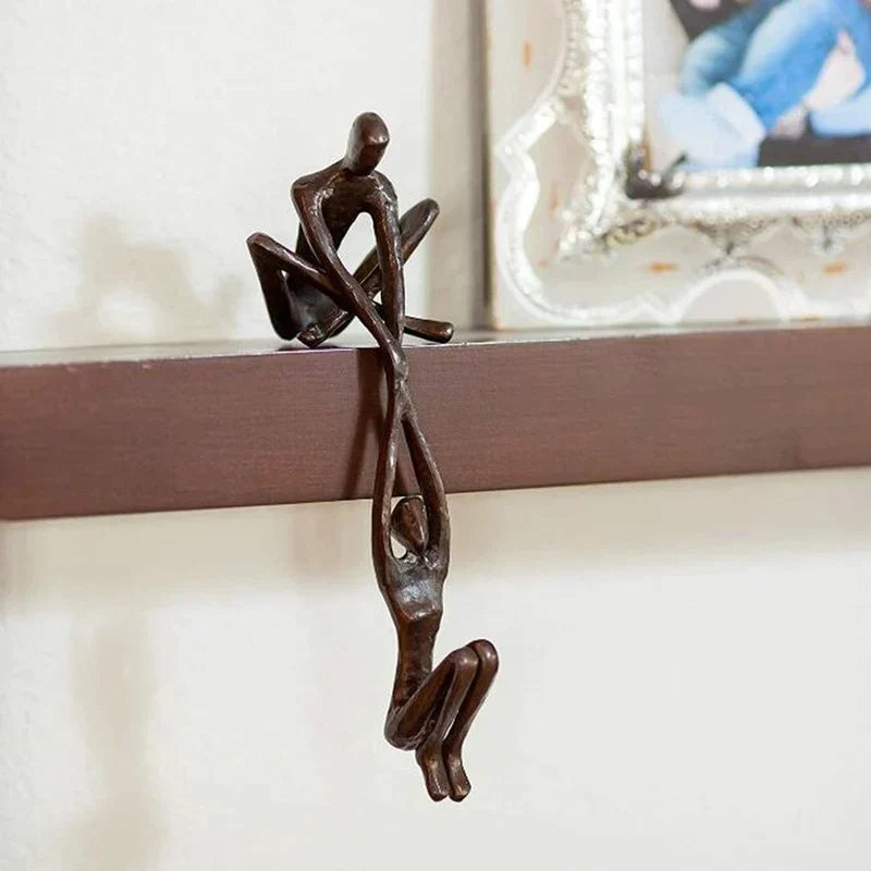 Ewige Liebe Und Kraft Skulptur – Symbolisiert Harmonie Und Vertrauen 3