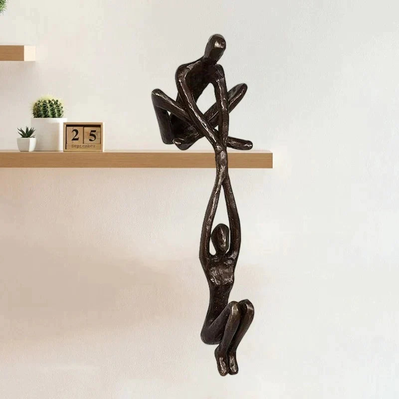 Ewige Liebe Und Kraft Skulptur – Symbolisiert Harmonie Und Vertrauen 6