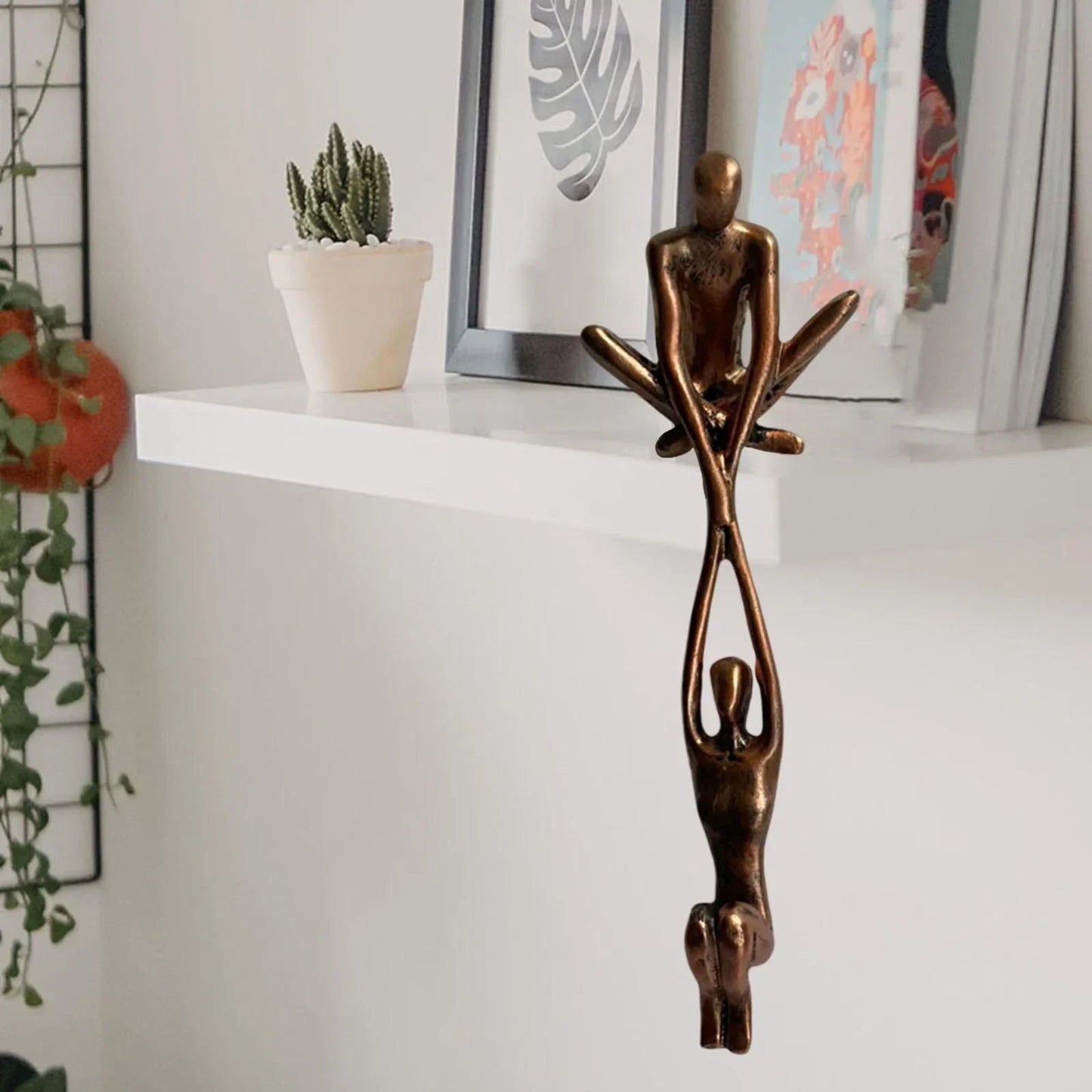 Ewige Liebe Und Kraft Skulptur – Symbolisiert Harmonie Und Vertrauen 7
