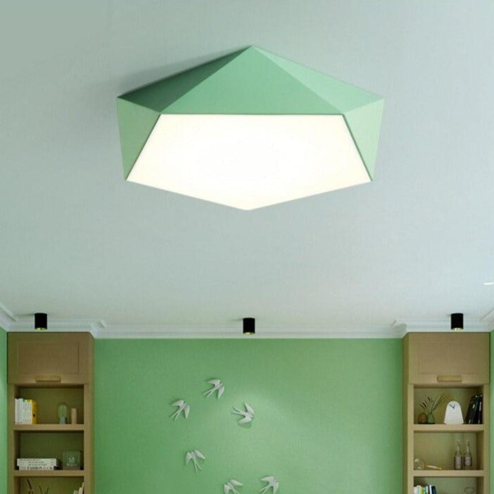 Farbige Geometrische LED Deckenleuchte – Modernes Design für Stilvolle Räume 4