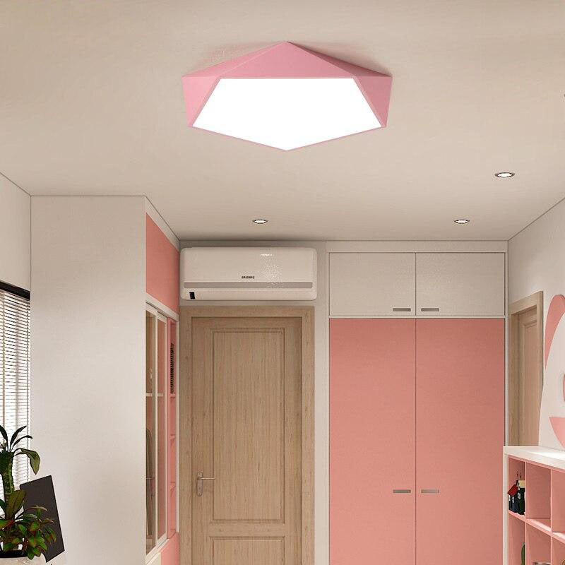 Farbige Geometrische LED Deckenleuchte – Modernes Design für Stilvolle Räume 5