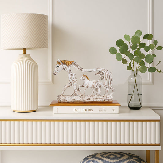 Feng Shui Galoppierendes Pferd Mit Holzsockel – Positive Energie Für Ihr Zuhause 1