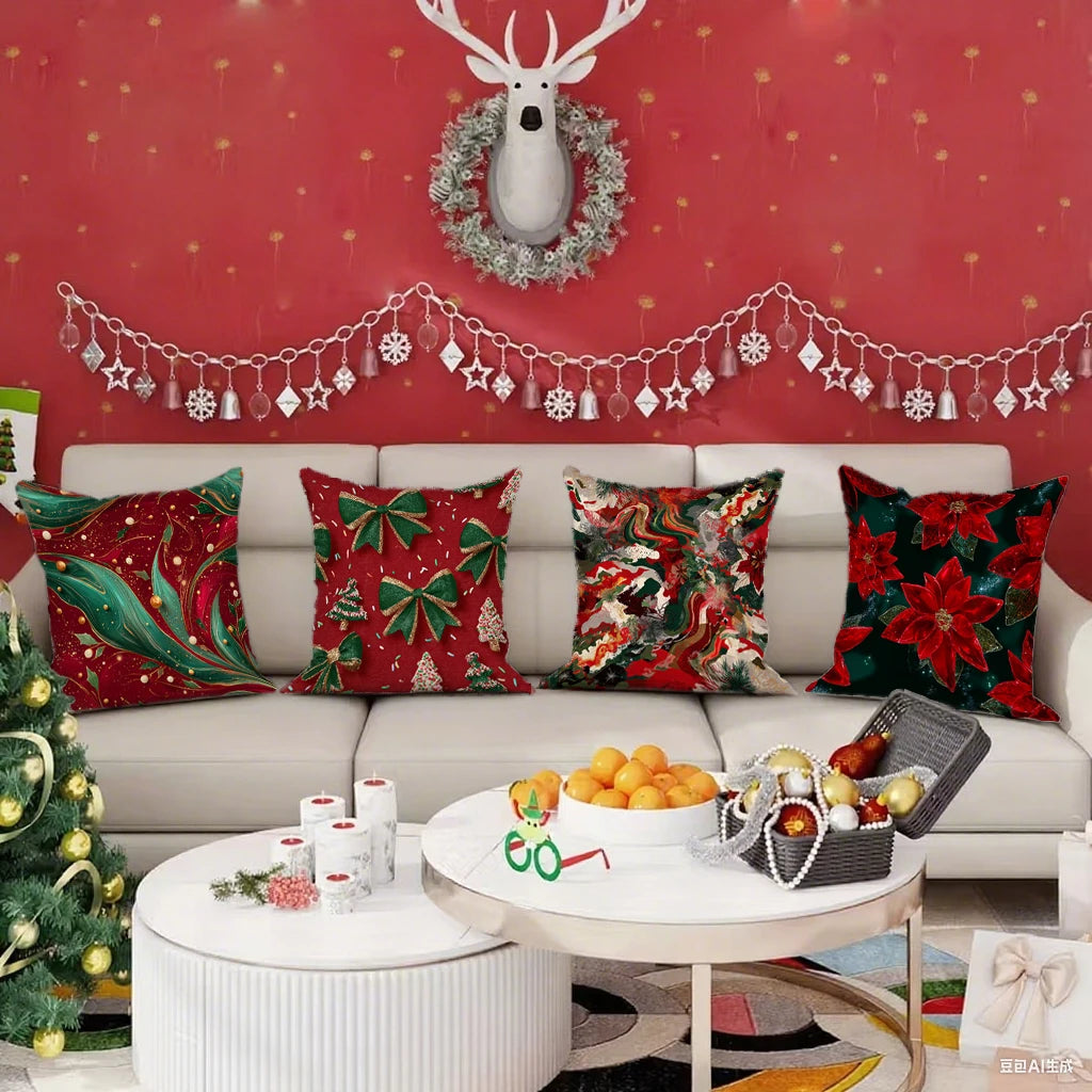 **Festliche Weihnachtskissenbezüge 40x40** – Stilvolle Akzente für Ihre Räume 7