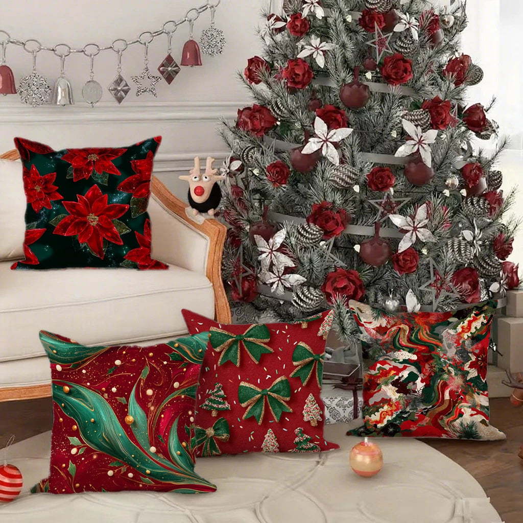 **Festliche Weihnachtskissenbezüge 40x40** – Stilvolle Akzente für Ihre Räume 8