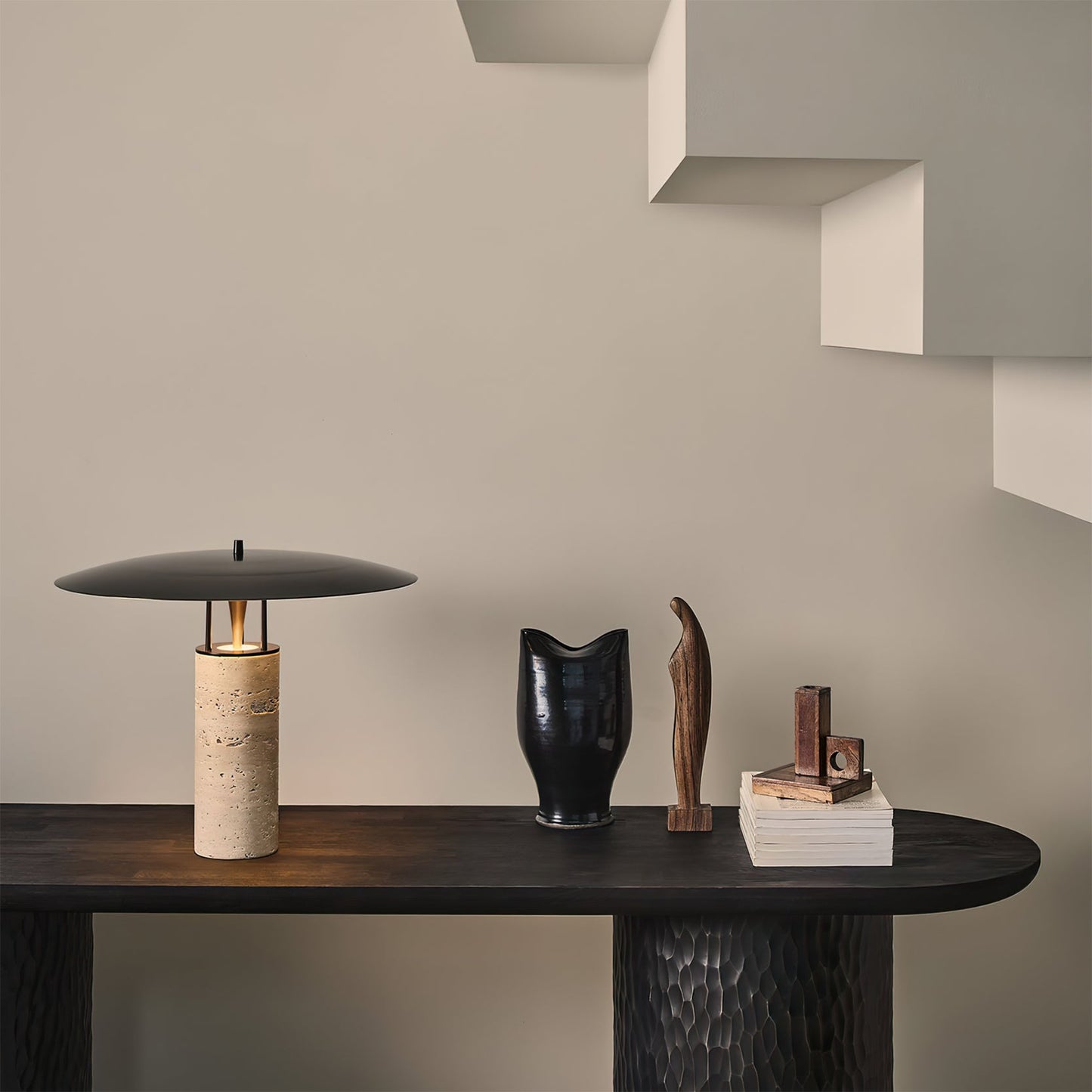**GIOE TRAVERTINE TISCHLAMPE – Elegantes Design mit Warmem Licht** 3