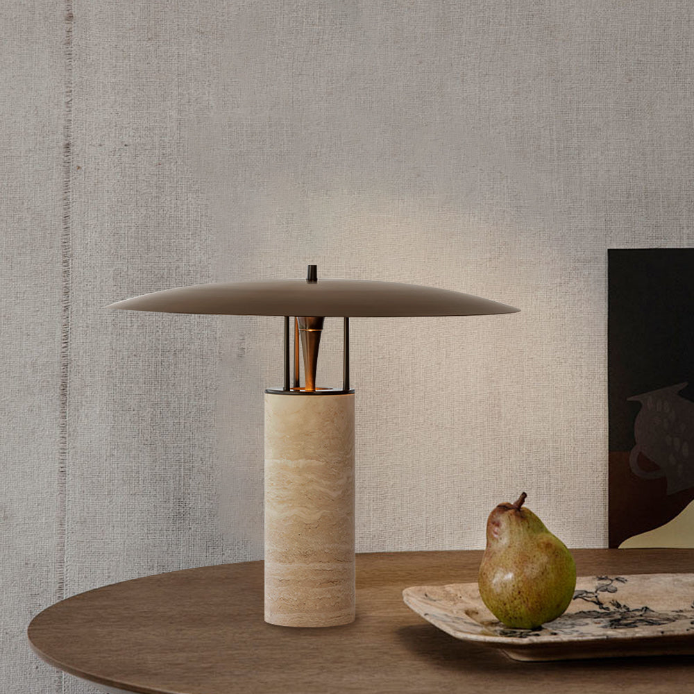 **GIOE TRAVERTINE TISCHLAMPE – Elegantes Design mit Warmem Licht** 5