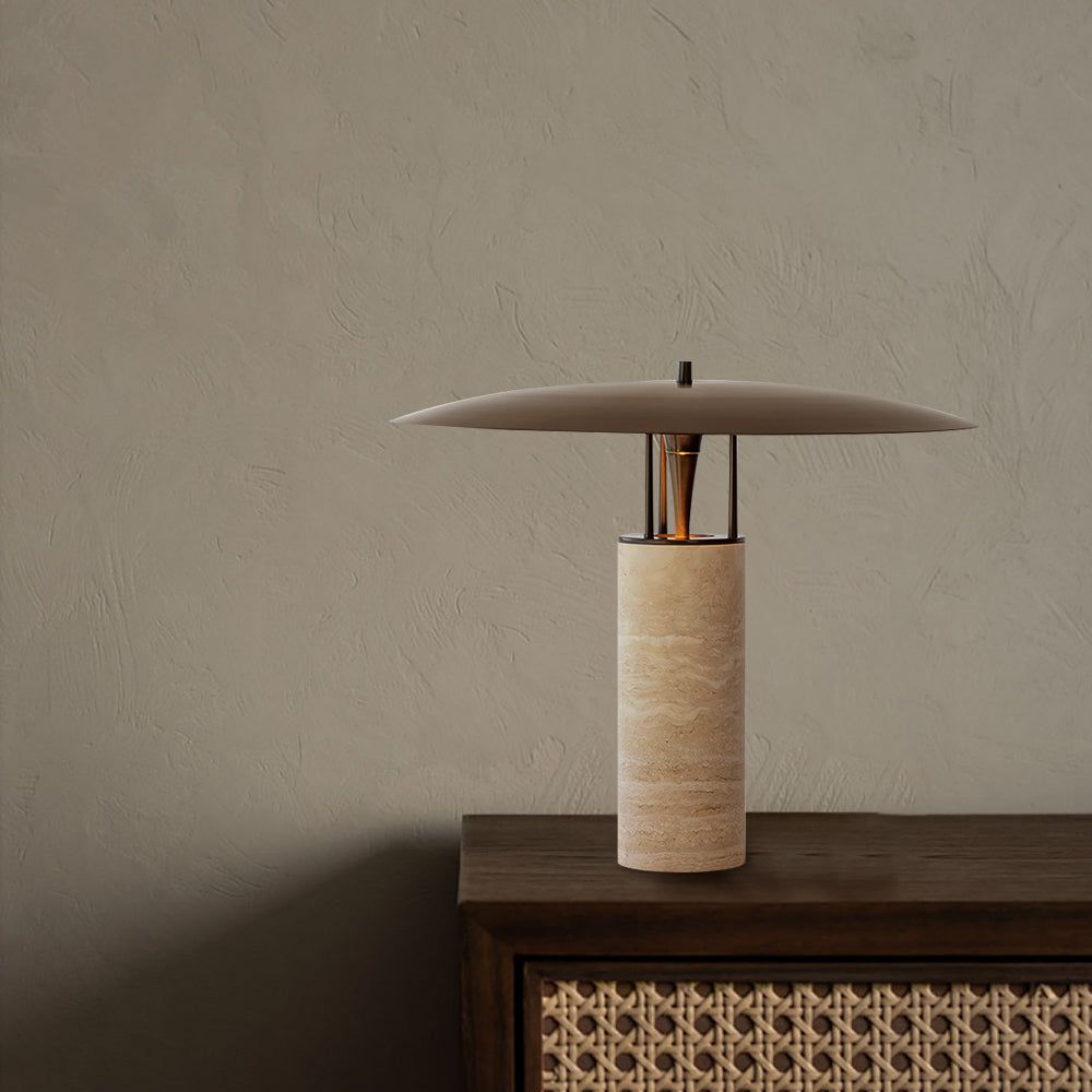 **GIOE TRAVERTINE TISCHLAMPE – Elegantes Design mit Warmem Licht** 6