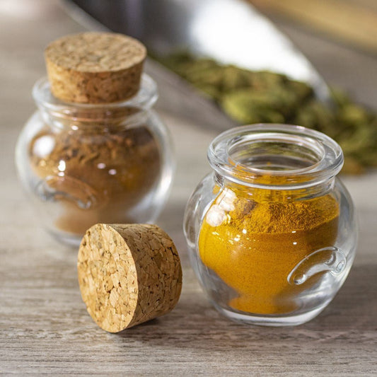 Glas Honigtopf Mit Korken – Stilvolle Aufbewahrung Für Gewürze 1