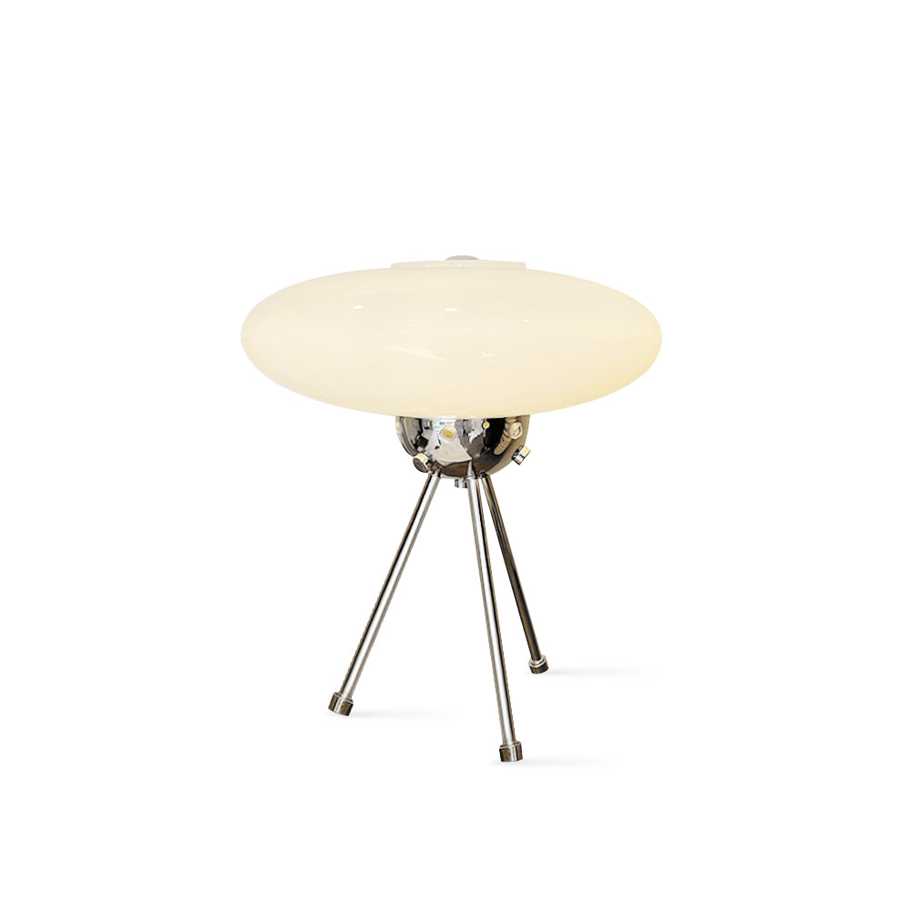Glas UFO Tischlampe – Elegante Beleuchtung für Stilvolle Räume 0