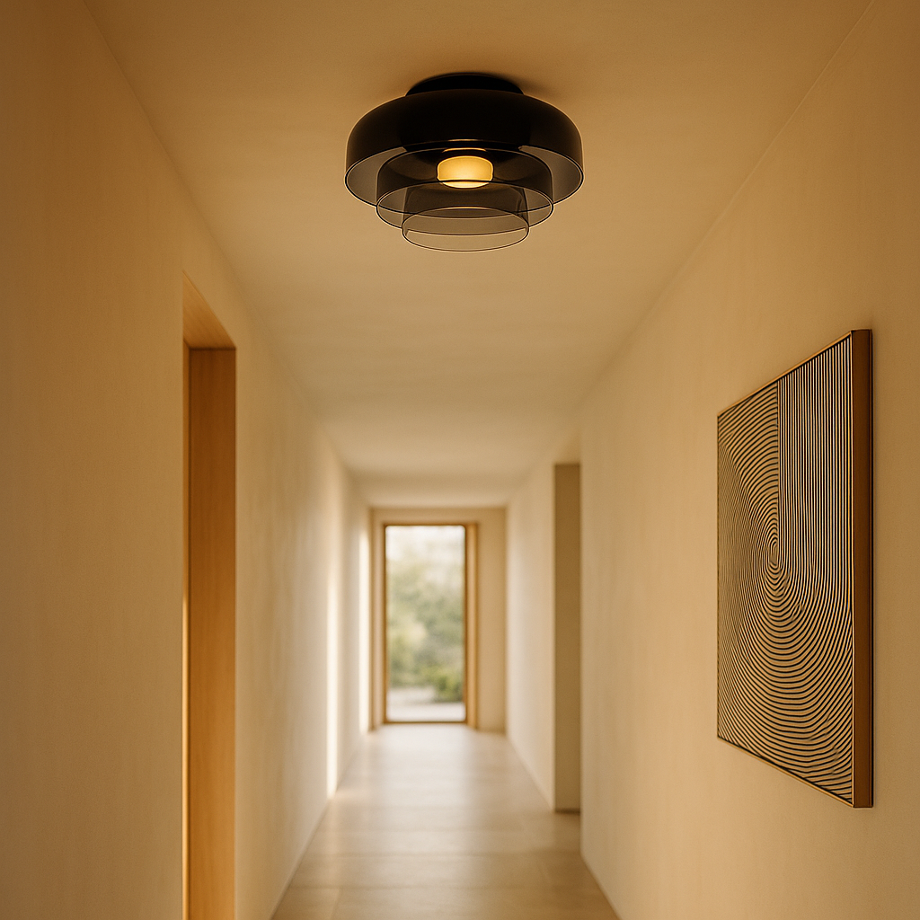 GlassLuxe Moderne Deckenlampe – Stilvolle Eleganz Für Ihr Wohnzimmer 1