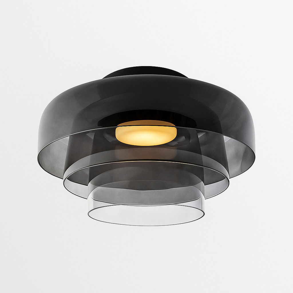 GlassLuxe Moderne Deckenlampe – Stilvolle Eleganz Für Ihr Wohnzimmer 2