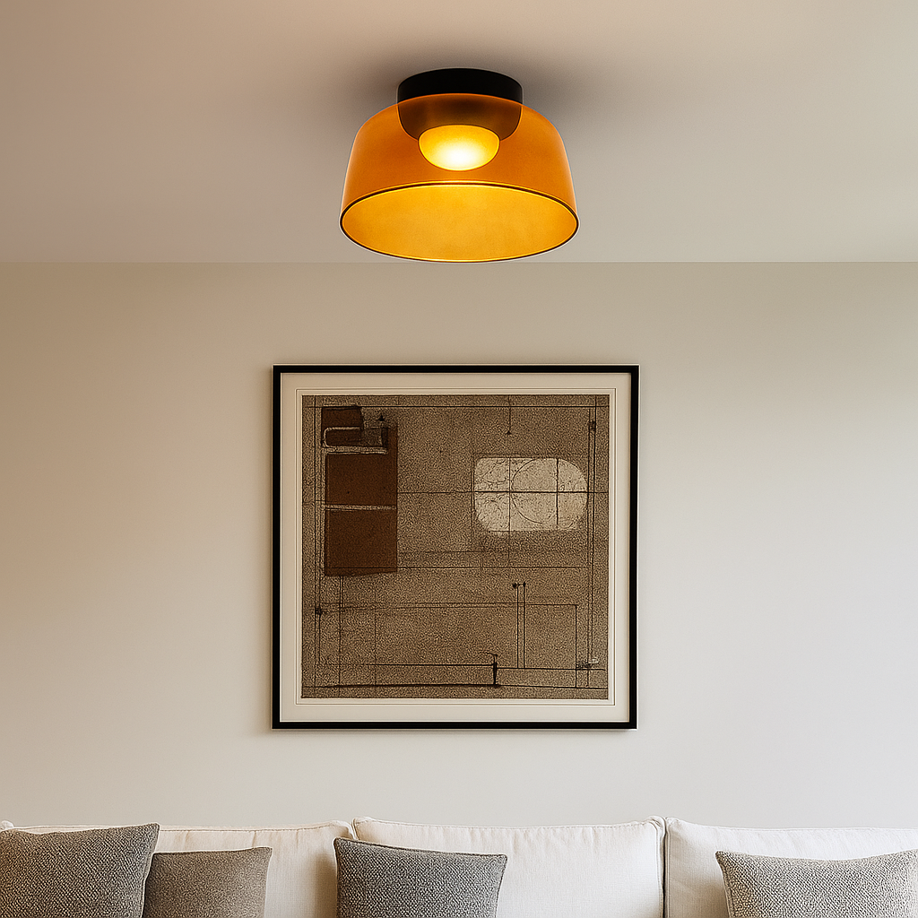 GlassLuxe Moderne Deckenlampe – Stilvolle Eleganz Für Ihr Wohnzimmer 5