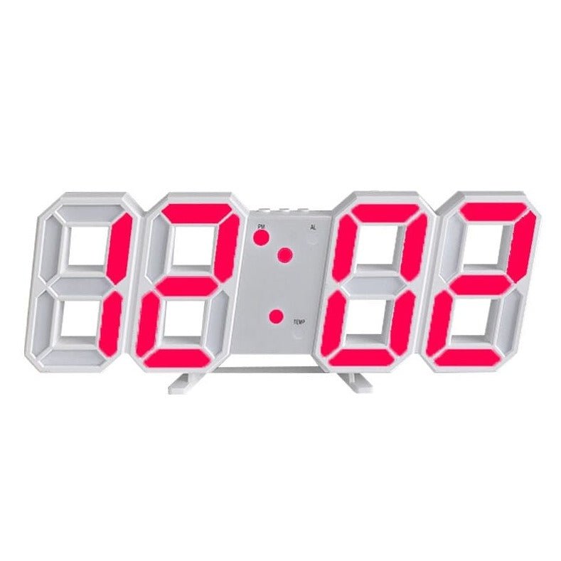 GlowTime 3D LED Wanduhr – Stilvolles Design Mit Anpassbarer Beleuchtung 7