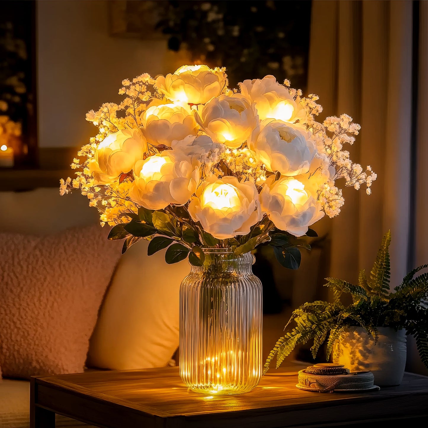 **Goldene Blütenvase** – Elegante Gestaltung für Ihr Zuhause 0