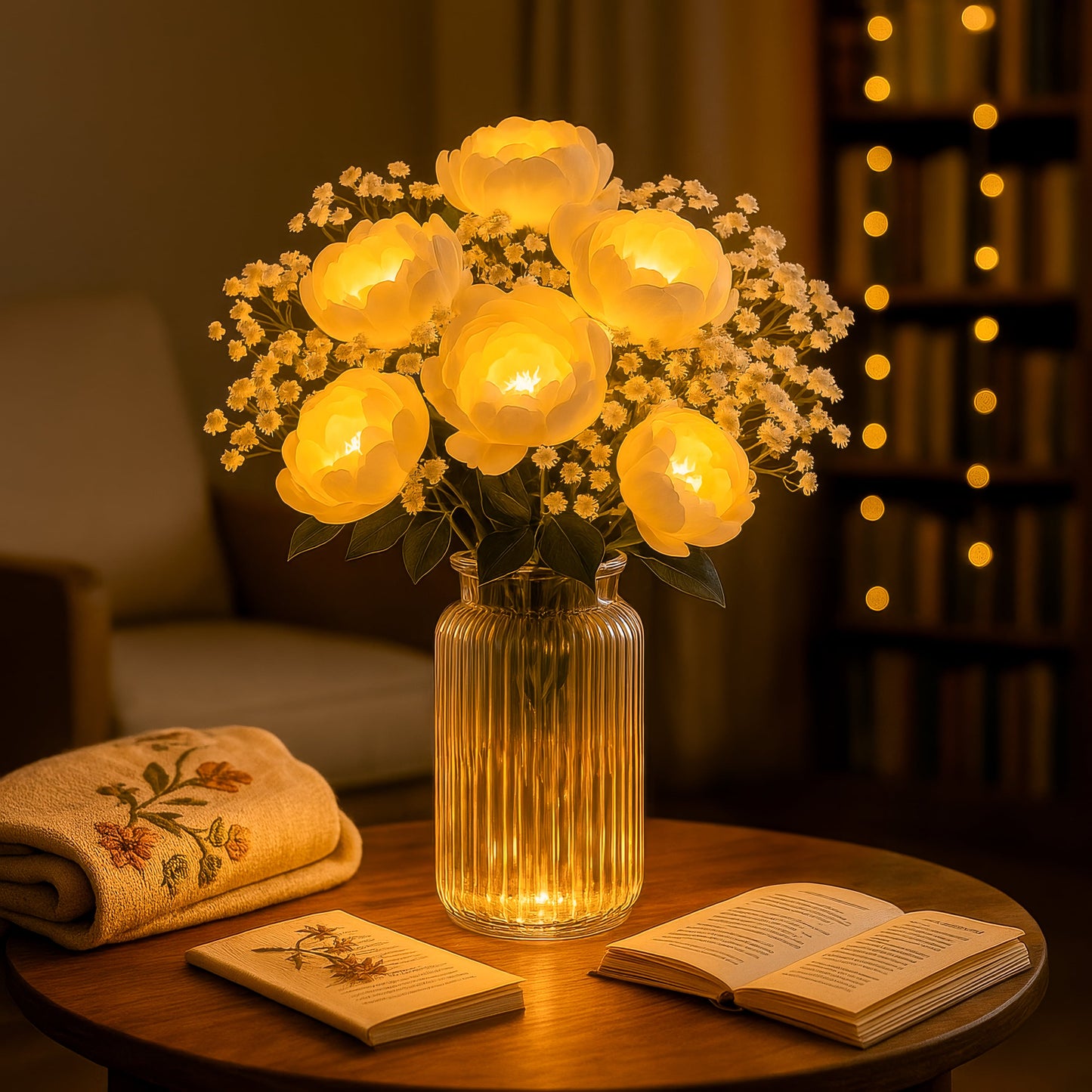 **Goldene Blütenvase** – Elegante Gestaltung für Ihr Zuhause 2