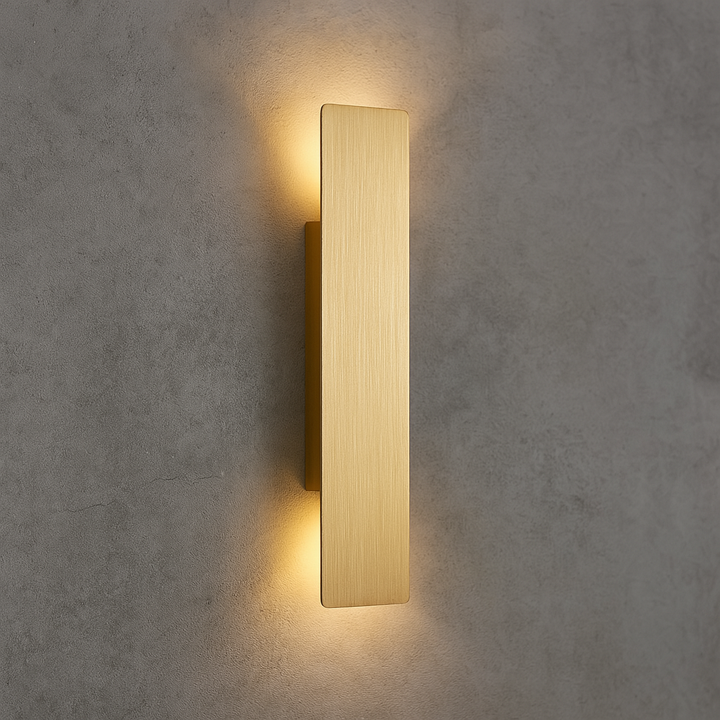 Goldene Wetterfeste LED-Wandleuchten – Elegante Außenbeleuchtung für Jedes Wetter 8
