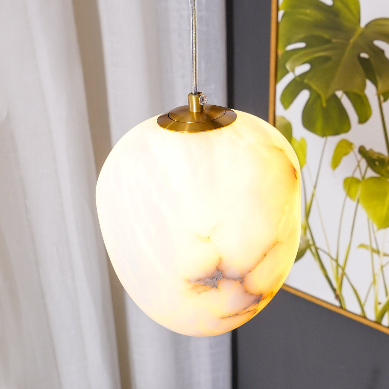 **Goose Alabaster Pendelleuchte – Elegantes Design mit Warmem Licht** 8