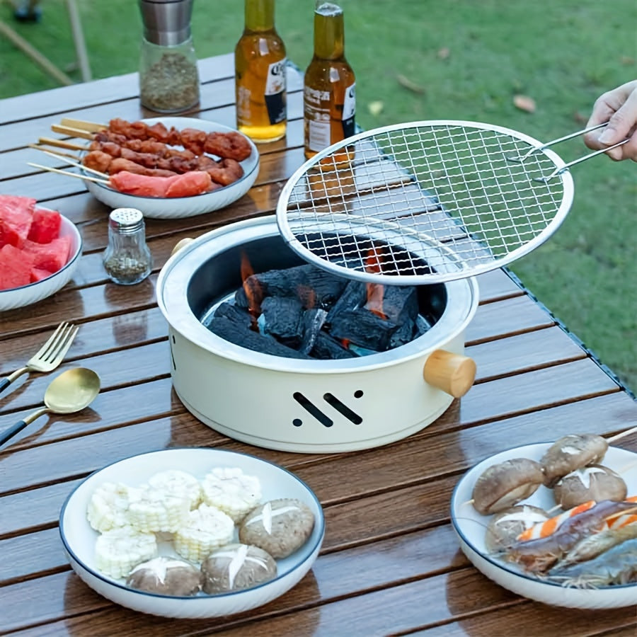 Gourmet Grill – Tragbarer Edelstahlgrill Für Unterwegs - Perfekte Wärmeverteilung Für Unvergessliche Grillmomente 2