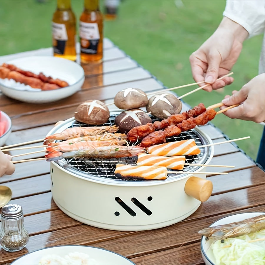 Gourmet Grill – Tragbarer Edelstahlgrill Für Unterwegs - Perfekte Wärmeverteilung Für Unvergessliche Grillmomente 3