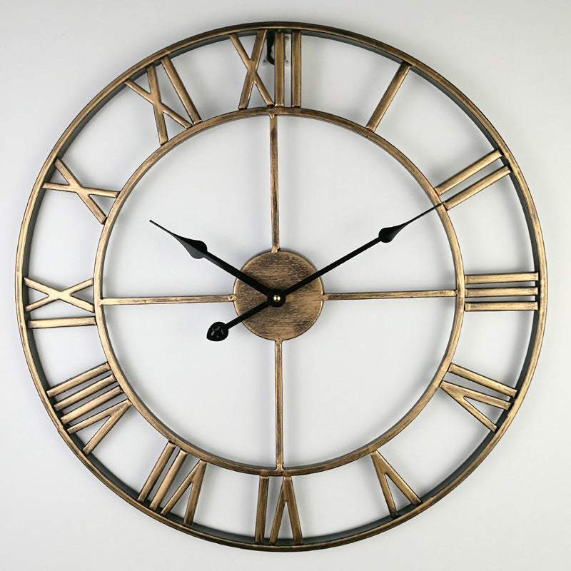 Große Retro Wanduhr – Stilvolles Vintage Design für Ihr Zuhause 0
