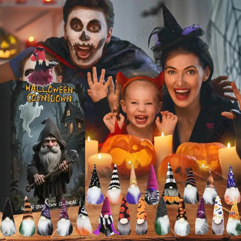 Halloween-Adventskalender 2025 – Handgefertigte Gnome Für Gruselige Freude 3