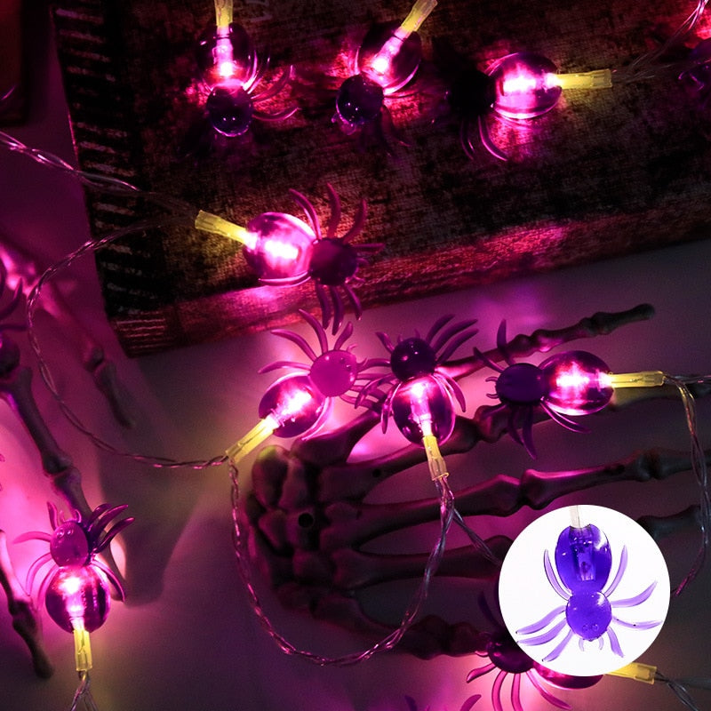 Halloween LED-Schädellichter 1,5 m – Gruselige Stimmung Für Ihre Feier 2
