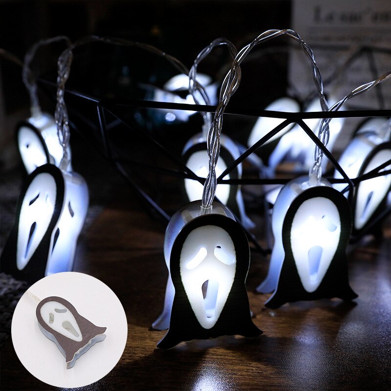 Halloween LED-Schädellichter 1,5 m – Gruselige Stimmung Für Ihre Feier 3