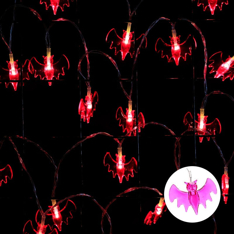 Halloween LED-Schädellichter 1,5 m – Gruselige Stimmung Für Ihre Feier 4