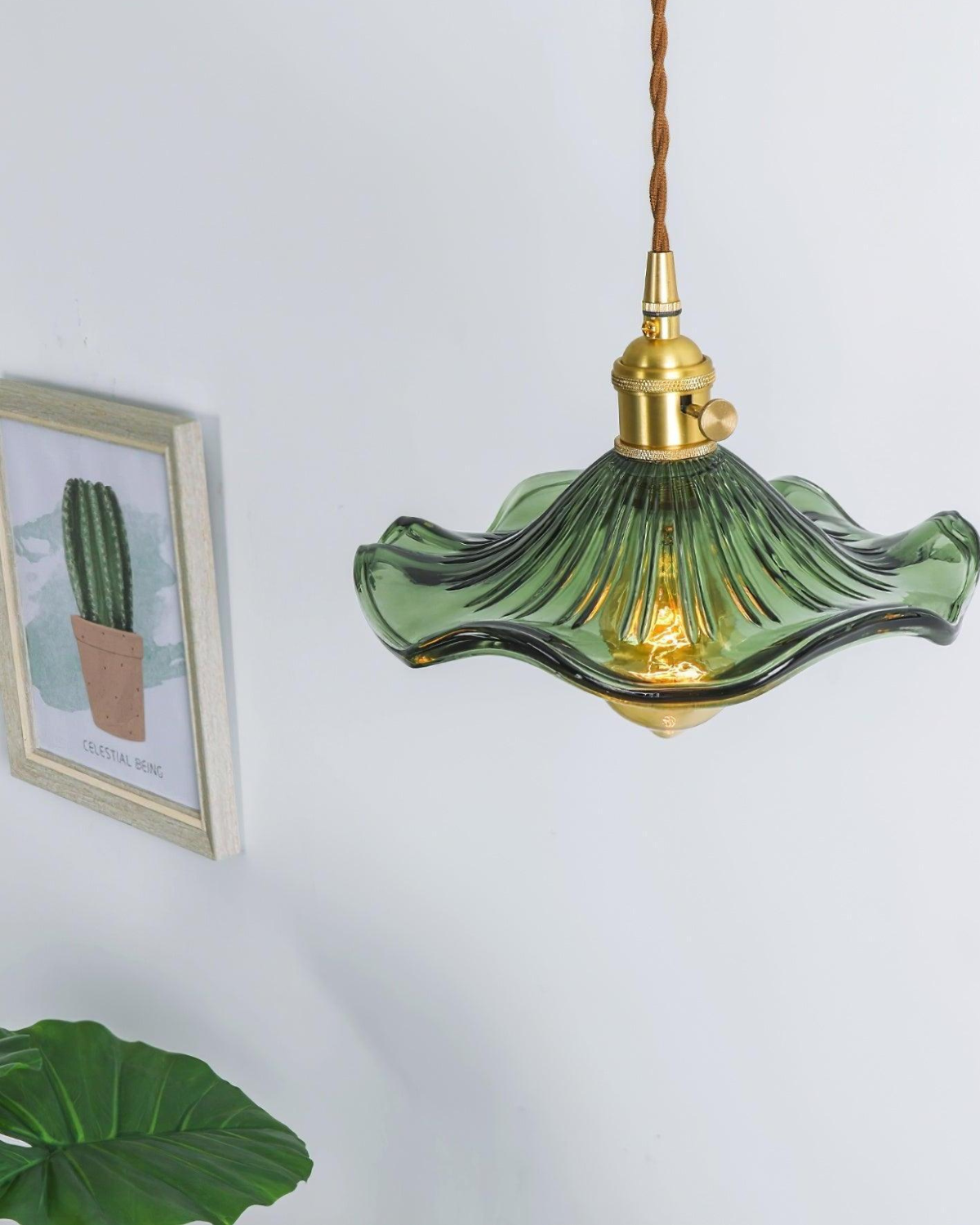 Vintage Hängelampe Fleurie – Vintage-Blütenform für Warme Atmosphäre