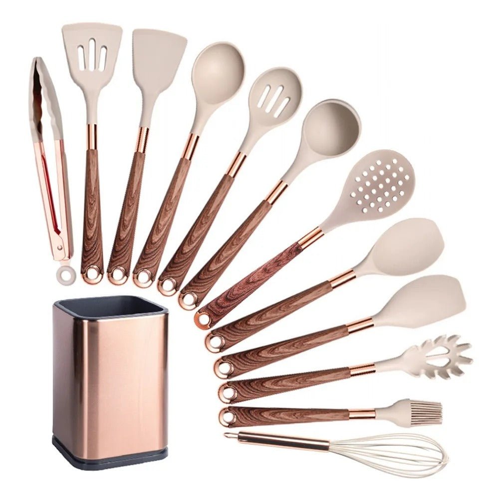 Hitzebeständiges Silikonküchenutensilien Set – Effizientes Kochen Mit Stil 7