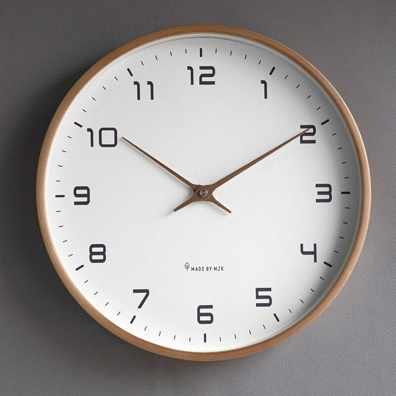 Holz Wanduhr Skandinavische Einfachheit – Zeitloses Design Für Ihr Zuhause 0