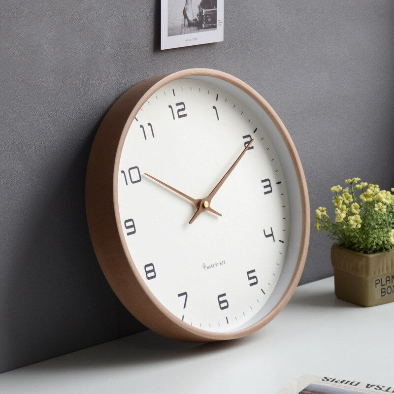 Holz Wanduhr Skandinavische Einfachheit – Zeitloses Design Für Ihr Zuhause 2
