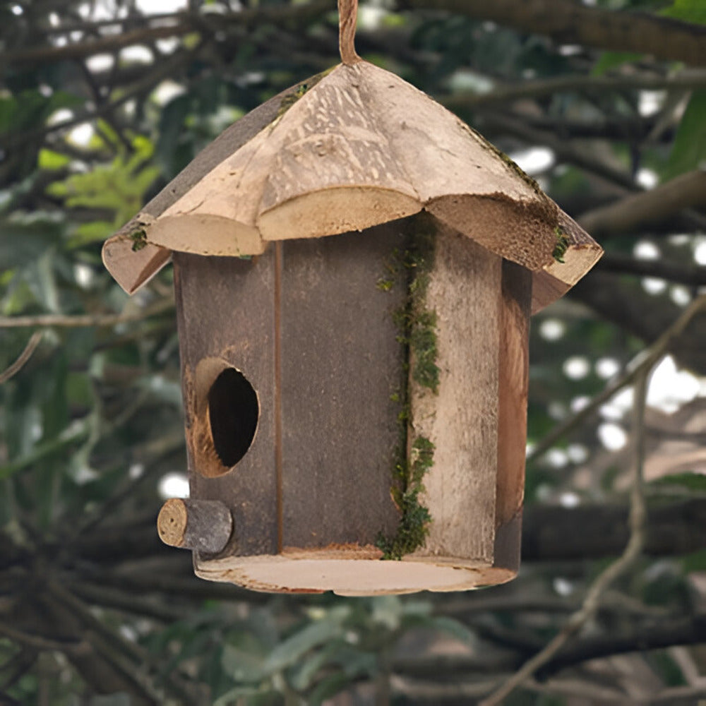 Holzkolibrie Vogelhaus – Rustikale Nistkiste Für Ihren Garten 1
