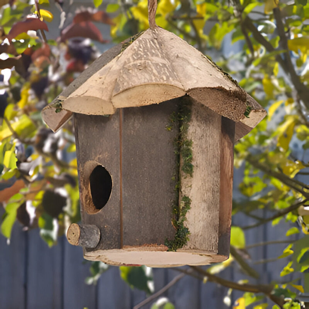 Holzkolibrie Vogelhaus – Rustikale Nistkiste Für Ihren Garten 2