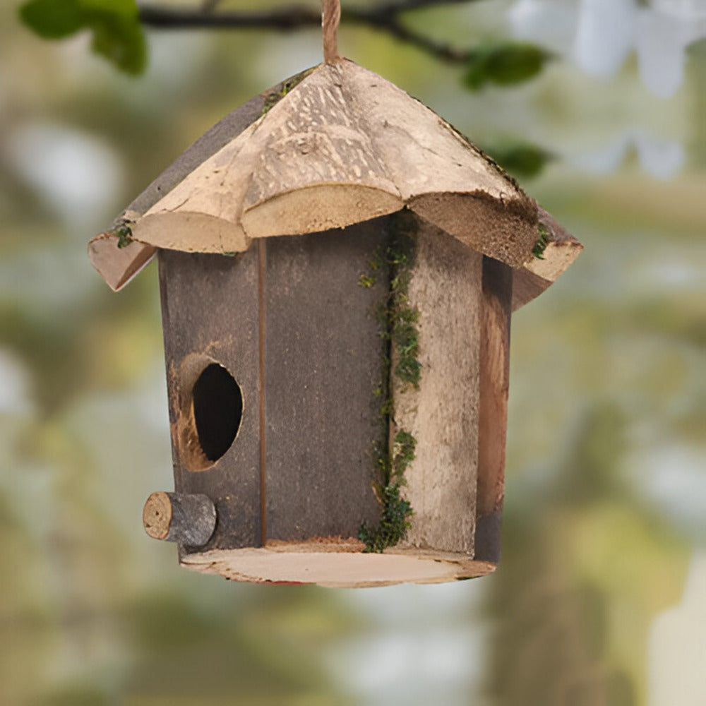 Holzkolibrie Vogelhaus – Rustikale Nistkiste Für Ihren Garten 3