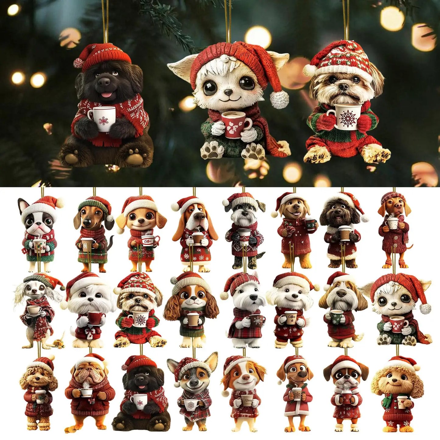 Hunde Weihnacht Adventskalender – Charmante Ornamente Für Festliche Vorfreude 3