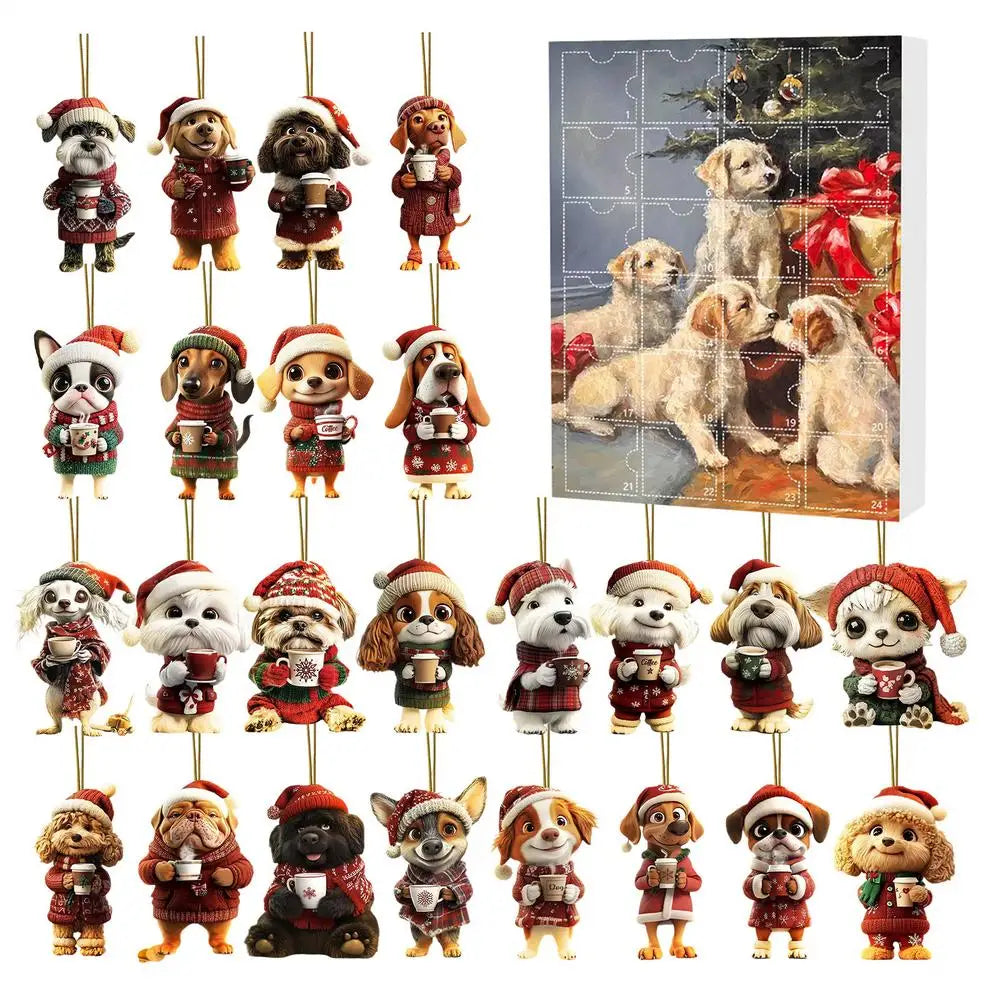Hunde Weihnacht Adventskalender – Charmante Ornamente Für Festliche Vorfreude 7