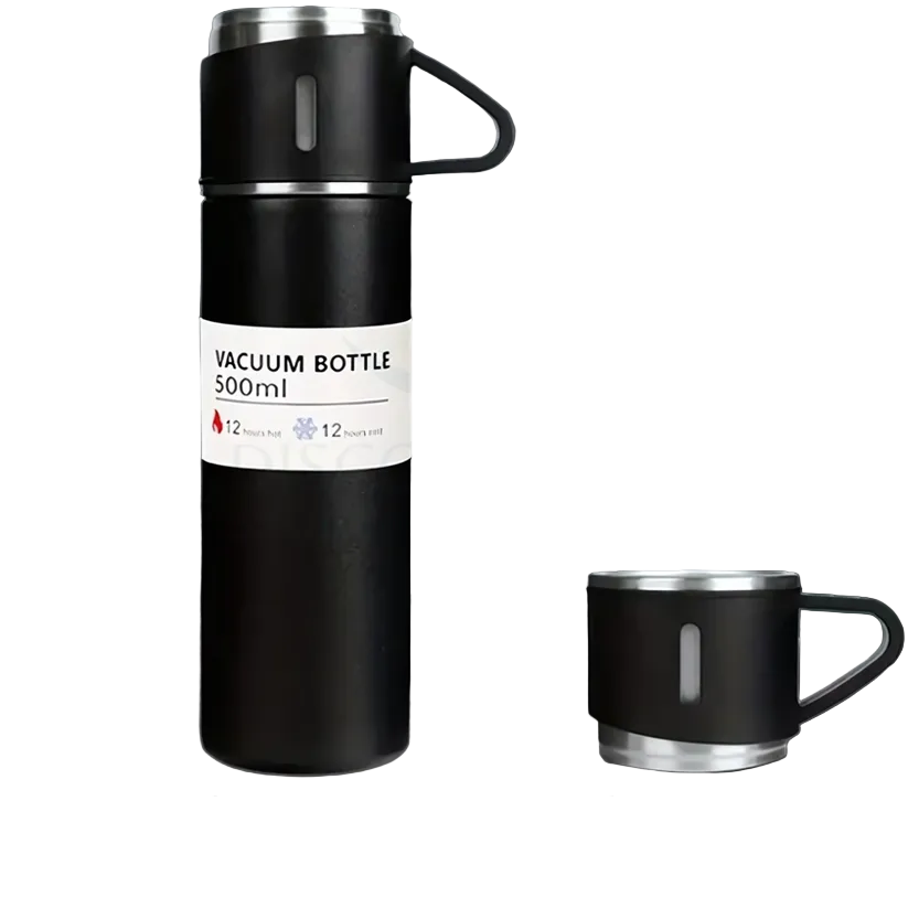 3-in-1 Isolierflaschen-Set Edelstahl – Perfekte Temperaturkontrolle für Unterwegs