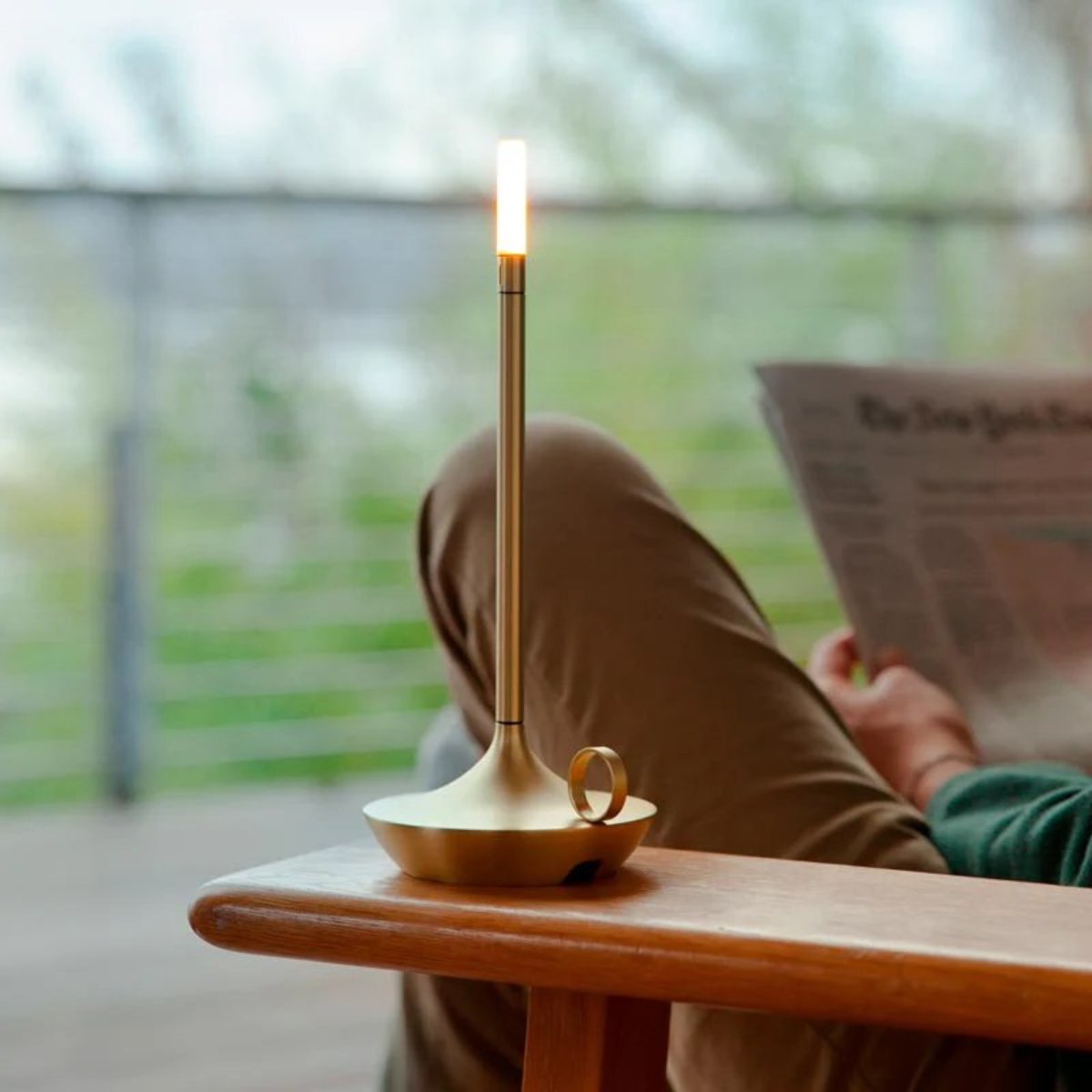 Kerzenlampe CandleBeam Scandinavian Touch – Elegantes Licht Für Gemütliche Abende 0