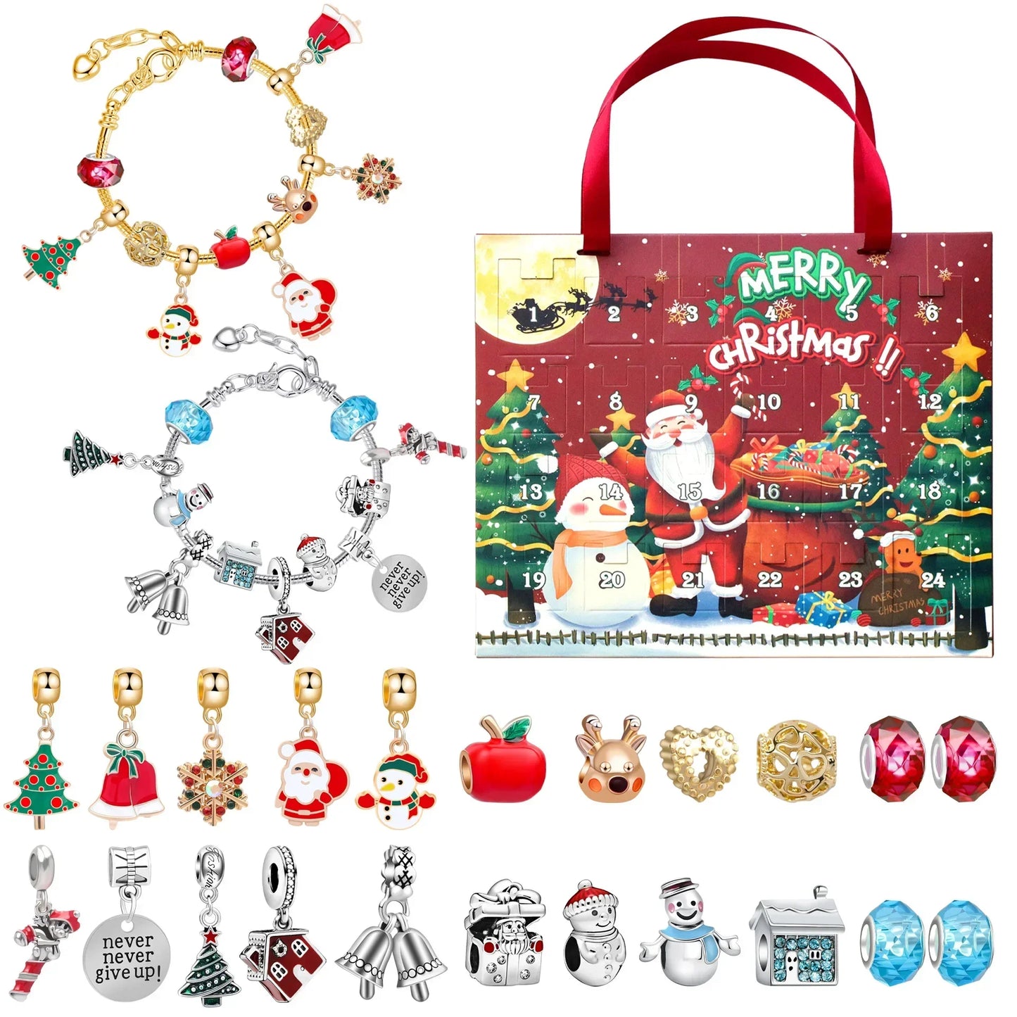 Kreativer Weihnachtskalender 2025 – Festlicher Countdown Mit DIY Armband 12