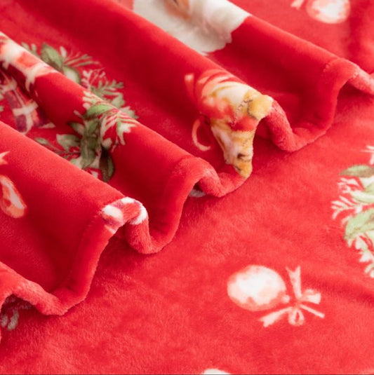 Kuscheldecke Weihnachten Rot – Gemütliche Wärme Für Frostige Abende 1