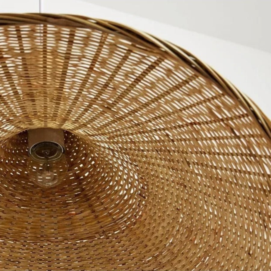 Kuta Rattan Pendelleuchte – Handgefertigte Hängelampe Für Gemütliche Atmosphäre 4
