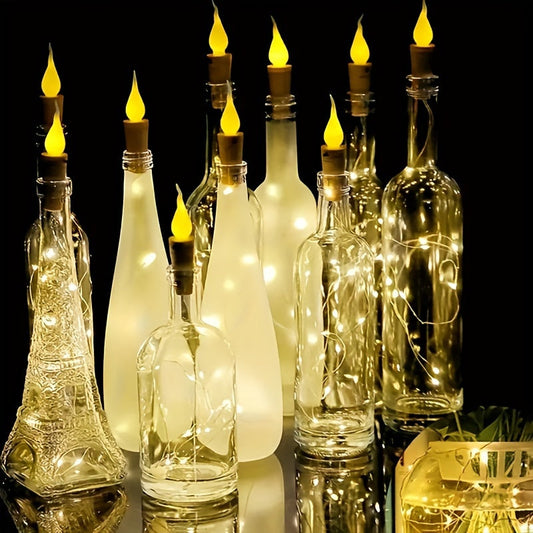 LED-Flaschenlichter Set 10 Stück – Bezaubernde Lichtakzente Für Feste 1