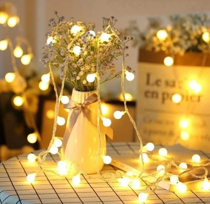LED-Kugel-Weihnachtslichter – Festliche Atmosphäre Für Drinnen Und Draußen 6