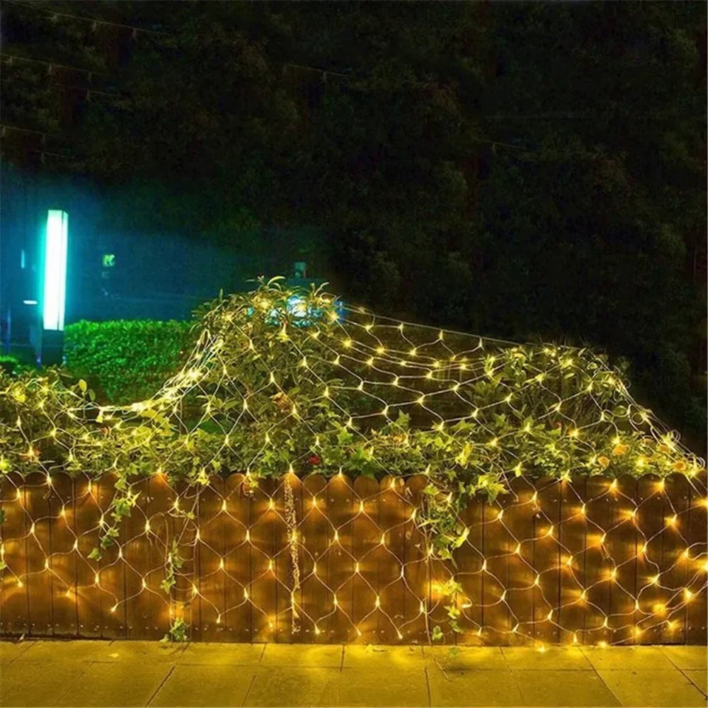 **LED-Weihnachtslichter Netzförmig** – Stimmungsvolles Licht für Drinnen und Draußen 6