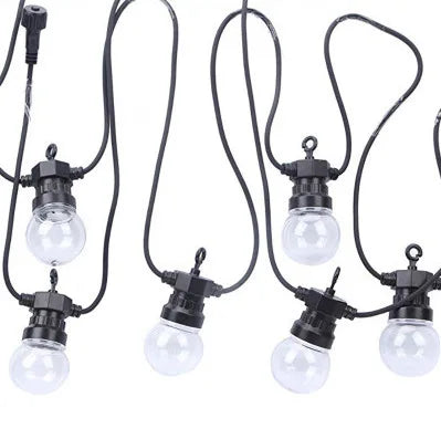 LED Lichterkette 40 Lampen – Wasserdichte Gartenbeleuchtung für Stilvolle Feiern 6
