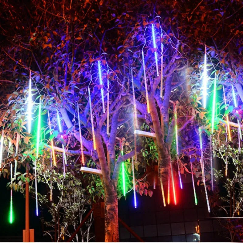 LED Meteor Dusche Regen Lichter – Atemberaubende Lichtshow für Feste im Freien 5