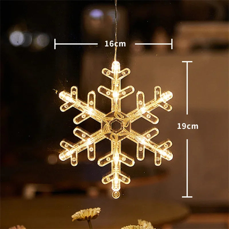 LED Schneeflocke Lampe – Festliche Lichtakzente für Weihnachtsfreude 10